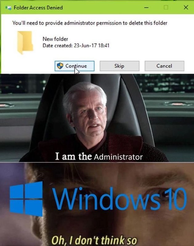 @ProgrammerHumor Windows Administrator