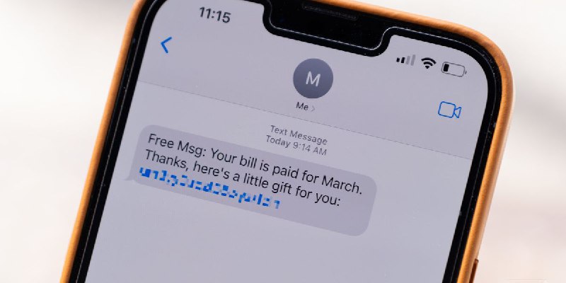 My own phone number is now spam texting me