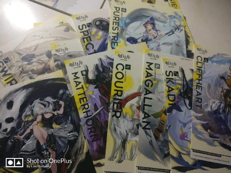 方舟xWWF的东西已拿到（