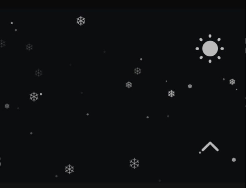 侧边栏有雪花啦