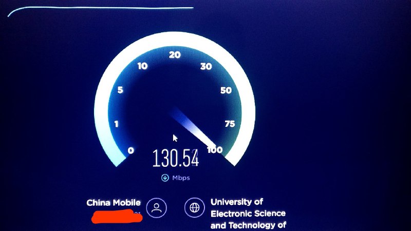 没了路由器瓶颈真舒服 #speedtest